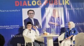 Dialog publik yang digelar PC PMII Halmahera Selatan || Foto : Ridal_kasedata