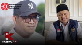 Ketua Panitia HUT RI,  Aldhy Ali/Kepala Badan Kesbangpol Kota Ternate, Nuryadin Rachman || Dok : kasedata.id