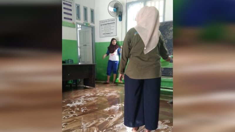 Pasca Banjir yang melanda Puskesmas Lifofa, Kota Tidore Kepulauan || Foto : istimewa