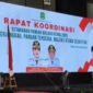 Gubernur Provinsi Maluku Utara, Sherly Tjoanda Laos membuka Rakor ketahanan pangan. || dok : Ilham/KASEDATA.ID