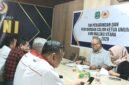 Tim pemenangan Sarbin Sehe saat berada di sekretariat KONI Maluku Utara. || dok : Ilham/Kasedata