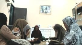 Pembacaan sholawat dan Tadarus, memperingati Maulid Nabi Muhammad SAW 1447 Hijriah. || dok : KASEDATA.ID