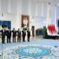 Presiden Prabowo Subianto melantik sejumlah menteri di istana negara, Jakarta. || dok : Istimewa