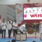 Pemukulan gong sebagai tanda dibukanya Kejurda Wushu 2025 oleh Wakil Gubernur Malut || Foto : Ridal_kasedata