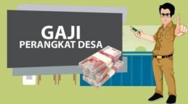 Ilustrasi penyaluran gaji perangkat desa. || dok : KASEDATA.ID