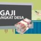 Ilustrasi penyaluran gaji perangkat desa. || dok : KASEDATA.ID