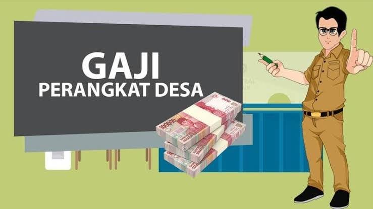 Ilustrasi penyaluran gaji perangkat desa. || dok : KASEDATA.ID