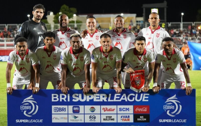 Susunan pemain Malut United saat menghadapi Madura United. || dok : Malut United