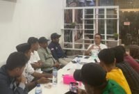 Dialog interaktif antara Banom Nahdlatul Ulama Kabupaten Halut bersama narasumber Kepala Dinas Pendidikan dan Kebudayaan Maluku Utara, Abubakar Abdullah. || dok : Dikbud Malut