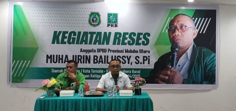 Anggota DPRD Maluku Utara Fraksi Partai Kebangkitan Bangsa, Muhajirin Bailussy. || dok : Sukarsi Muhdar