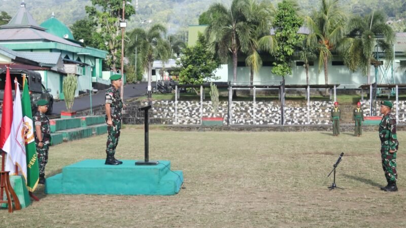 Agenda penutupan Latihan Kader Pelatih Pencak Silat Militer (PSM) di Kodim 152/Baabullah [dok : sukarsi/kasedata]