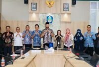 Usai audiensi Ombudsman Perwakilan Malut di kantor Bupati Halsel [dok : ridal]