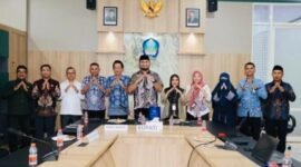 Usai audiensi Ombudsman Perwakilan Malut di kantor Bupati Halsel [dok : ridal]