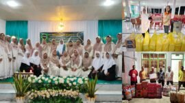 Peringatan Maulid Nabi Muhammad SAW 1447 Hijriah/Dukungan bantuan kegiatan dari PT. Position bagi warga lingkar tambang, Maba, Haltim [dok : kasedata]