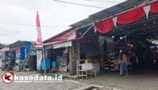 Lapak pedagang di Terminal Kelurahan Gamalama Ternate [Foto : sukarsi/kasedata]