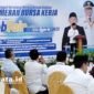 Wali Kota Ternate, Dr. H. M. Tauhid Soleman, saat membuka kegiatan Job Fair Hybrid 2025 yang berlangsung di Jati Hotel [Foto : sukarsi/kasedata]
