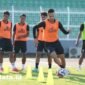Sesi latihan pemain Malut United jelang melawan Bhayangkara Presisi Lampung FC [Foto : official malut united]