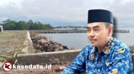 Pelabuhan Semut yang berlokasi di Desa Tuokona, Kecamatan Bacan Selatan/Kepala Dinas PUPR Idham Pora [Foto : Ridal_kasedata]
