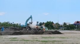 Paket penataan ruang terbuka hijau (RTH) kawasan Sofifi mulai dikerjakan. || dok : Ilham/Kasedata