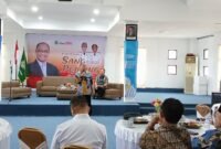 Tokoh perjuangan pemekaran, Dr Syaiful Ruray menyampaikan testimoni sejarah perjalanan pemekaran Maluku Utara. || dok : Ilham/Kasedata