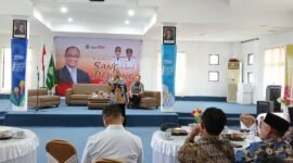 Tokoh perjuangan pemekaran, Dr Syaiful Ruray menyampaikan testimoni sejarah perjalanan pemekaran Maluku Utara. || dok : Ilham/Kasedata