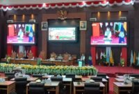 Gubernur Maluku Utara, Sherly Tjoanda saat menyampaikan pidatonya. || dok : Ilham/Kasedata