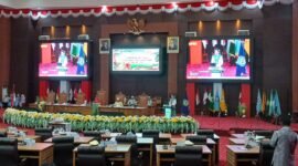 Gubernur Maluku Utara, Sherly Tjoanda saat menyampaikan pidatonya. || dok : Ilham/Kasedata