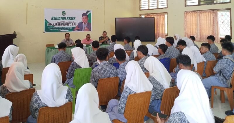 Suasana reses di SMA Negeri 2 Kota Ternate. || dok : Ilham/Kasedata