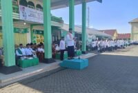 Bupati Halsel, Bassam Kasuba, saat menjadi Irup Hari Santri. (doc: Ridal/Kasedata)