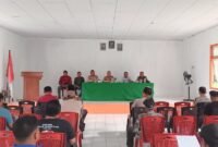 Proses mediasi antara Pemuda Desa Babang dan Desa Sayoang. (doc: Ridal/Kasedata)