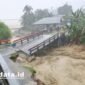 Jembatan utama di Sulabesi, Desa Bega, Kecamatan Sulabesi Tengah, terputus [Foto : karno/kasedata]