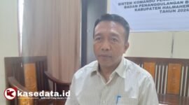 Kepala BPBD Halsel, Aswin Adam [Dok : Ridal/Kasedata]