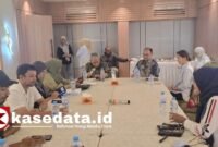 Pertemuan antara Tim Penulisan dari Pusat yang dipimpin oleh Prof. Susanto Zuhdi bersama timnya Dr Fatia dengan Tim Pendamping Daerah serta perwakilan Dinas Perpustakaan dan Kearsipan Kota Ternate [dok : kasedata]