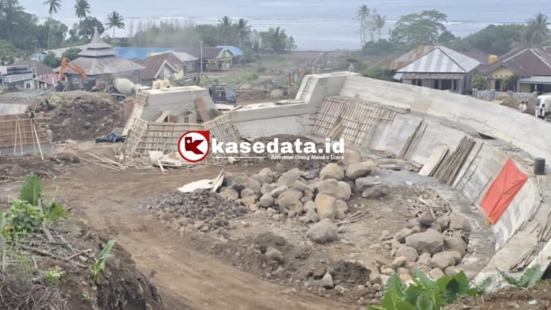 Pembangunan Sabo Dan di Kelurahan Tua Kota Ternate [dok : kasedata]