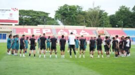 Sesi latihan skuad malut united