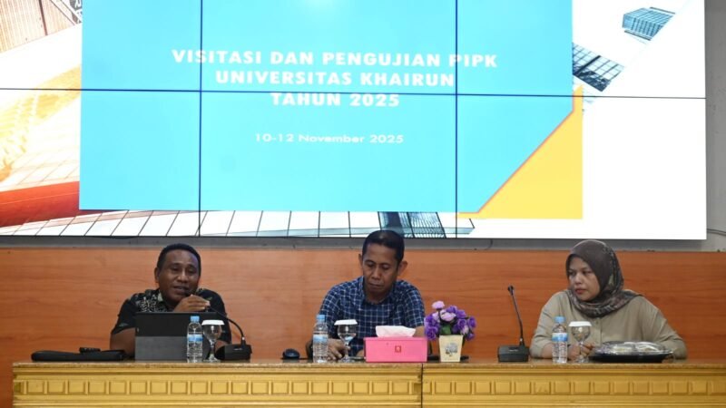 Saat berlangsung visitasi dan pengujian Pengendalian Intern atas Pelaporan Keuangan 2025