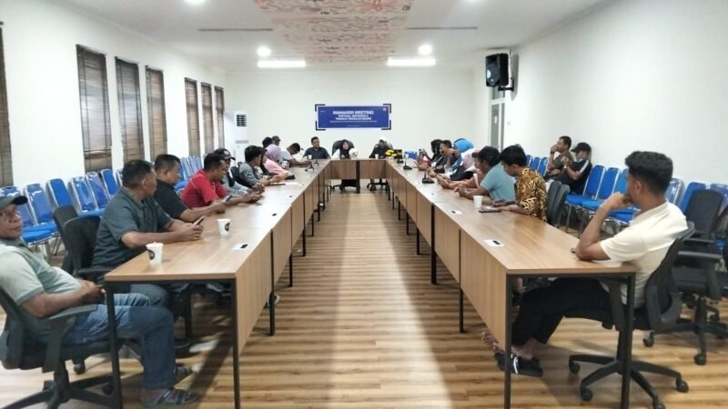 Manager Meeting Festival Sepak Bola Tingkat SD se-Kota Ternate [dok : kasedata]