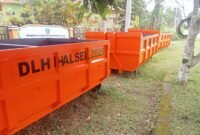 Kontainer TPS yang disiapkan DLH Halsel (doc: Ridal/Kasedata)