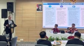 Wali Kota Ternate saat menyampaikan Rencana Aksi Kepala Daerah 2026–2029 yang bertajuk REMPAH di BPSDM Kementerian Dalam Negeri [Foto : istimewa]