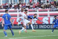 Laga Malut United vs Arema FC yang berlangsung di Stadion Gelora Kie Raha [Foto : Oficial MU]