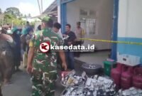 Pasca kejadian, dapur MBG yang berlokasi di Kelurahan Kastela telah dipasangi garis polisi (police line) untuk kepentingan penyidikan [dok : sukarsi/kasedata]