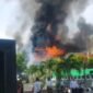 Peristiwa Kebakaran di Asrama Haji Kelurahan Ngade, Kota Ternate [Foto : istimewa]