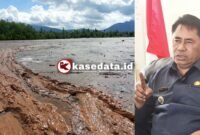 Pencemaran limbah tambang kembali terjadi di pesisir Kabupaten Halmahera Timur/Bupati Ubaid Yakub [dok : istimewa]