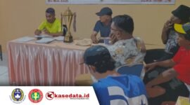 Rapat pemantapan jelang pembukan liga pelajar tingkat SD se-Kota Ternate [Foto : kasedata]