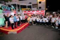 Peluncuran Car Free Night oleh Wali Kota Ternate di Kawasan Stadion Gelora Kie Raha [Foto : ongky/kasedata]