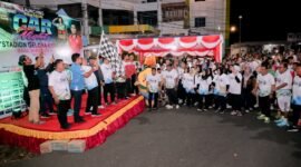 Peluncuran Car Free Night oleh Wali Kota Ternate di Kawasan Stadion Gelora Kie Raha [Foto : ongky/kasedata]