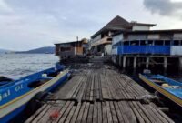 Pelabuhan atau dermaga di Kelurahan Gamalama Kota Ternate, Kamis (2/1/2025). (Foto: Sofyan/RRI).