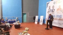 Sambutan Bupati Halsel. (doc: Ridal/Kasedata)