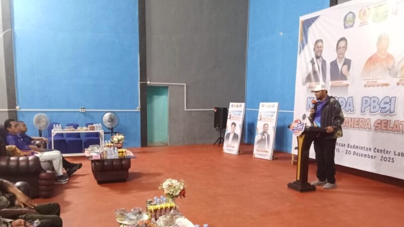 Sambutan Bupati Halsel. (doc: Ridal/Kasedata)