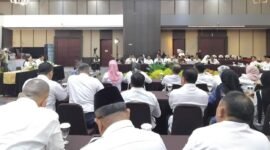 Rapat Koordinasi Pimpinan Daerah (Rakorda) se- Kabupaten/Koga yang berlangsung di Gamalama Room, Bella Hotel Ternate [Foto : sukarsi/kasedata]